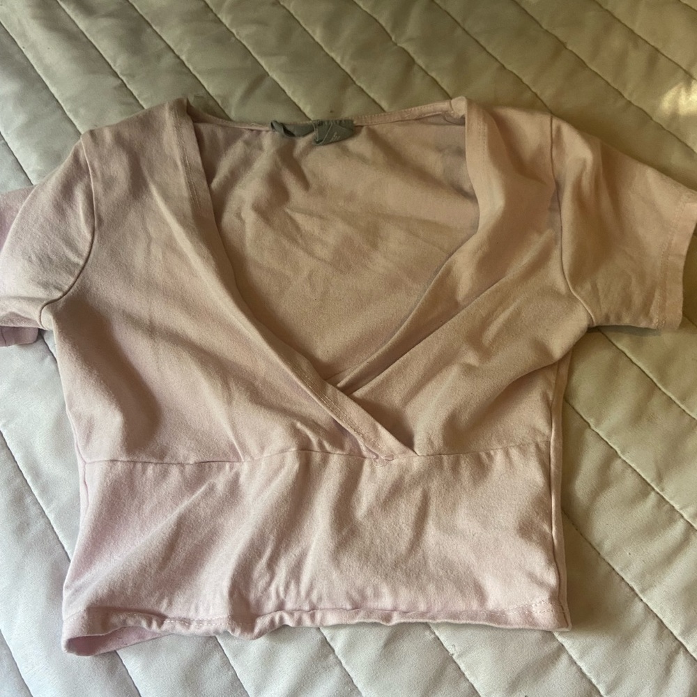 Pink crop top | Small